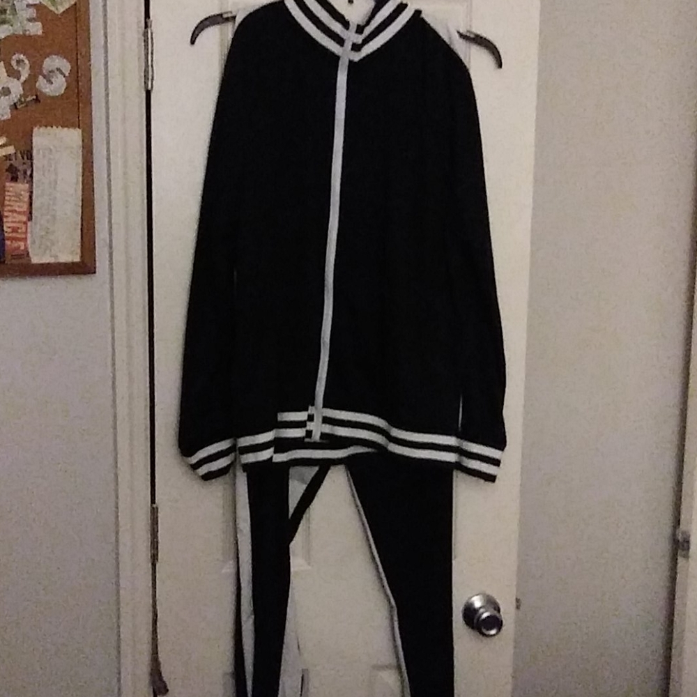Two-piece sweatsuit
